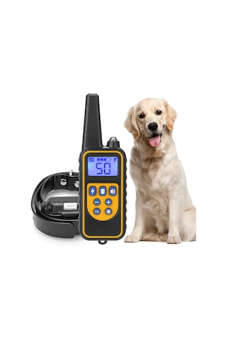 Geeksen 800m Elektrikli Köpek Eğitim Tasması Uzaktan Kumandalı