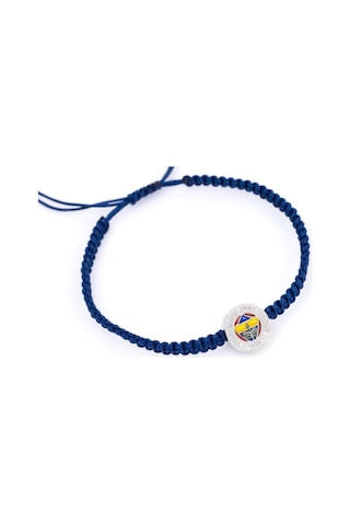 Fenerbahçe Lisanslı Fb Logo Makrome Bileklik