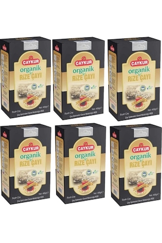Çaykur Organik Rize Siyah Dökme Çay 6 x 400 G
