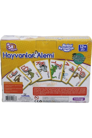 Hayvanlar Alemi Harfleri Öğreniyorum