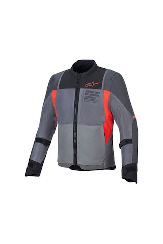 Alpinestars St-2 Air Korumalı Motosiklet Montu Gri Kırmızı Siyah