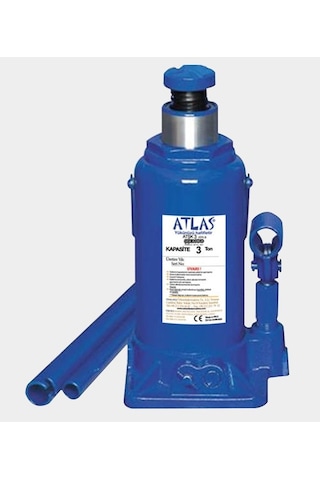Atlas Atşk3 Hidrolik Şişe Kriko Kollu 3 Ton