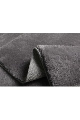 My Evilla Modern Dekoratif Kaymaz Taban Rabbit Oval Halı Yolluk 001