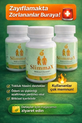 Slim Max Bitkisel Hafifleme Desteği 60 Kapsül