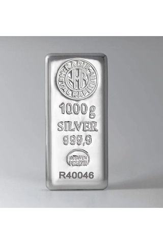 Nadir 1000 Gram Külçe Gümüş