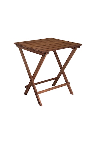 Weblonya Ahşap Bahçe Masası Katlanır Balkon Masası 2205