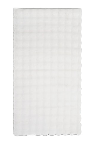 Yünteks Bubble Kabartmalı Peluş Post Halı 120x180 Krem