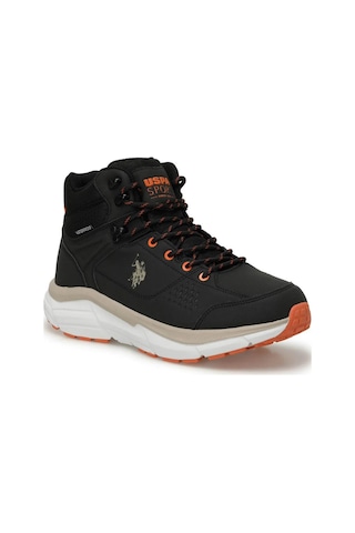U.s. Polo Assn. Henry 4pr Erkek Siyah-kum Waterproof Bot Siyah