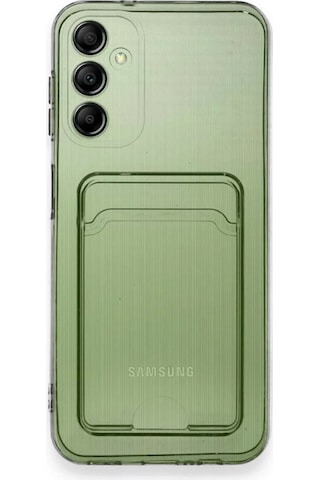 Cosmotex Newface Samsung Galaxy Uyumlu A16 5g Kılıf Kart Şeffaf Silikon - Şeffaf