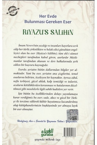 Riyazus Salihin Türkçe Metin Karton Kapak Her Evde Bulunması...