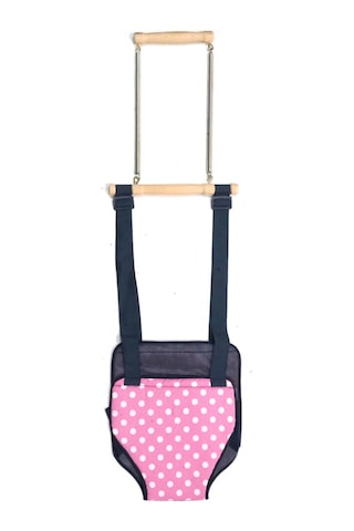 Hoppala Zıp Zıp Asmalı Salıncak Puantiyeli Bebek Yürüme Yardımcısı