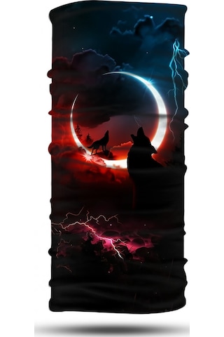 Ulukurt Desenli Motosiklet Bandana Boyunluk Outdoor Balaklava