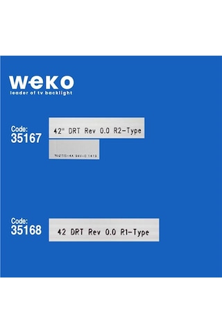 Wkset-5284 35167x6 35168x6 42 Drt Rev0.0 12 Adet Led Bar Tvnizi Açıp İçindeki Led Barla Birebir Aynısı Olduğunu Görmeden Almayınız. Sonrasında İade Almamaktayız. Beyaz