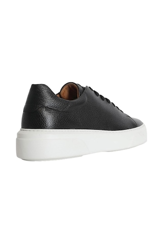 Lufian Tommy Erkek Deri Sneaker Ayakkabı - Siyah 111230187100100 Siyah