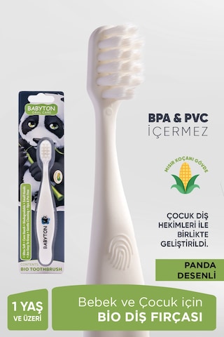 Babyton Bio Panda Çocuk Diş Fırçası
