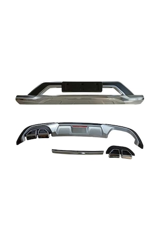 Hyundai Tucson Ön Arka Tampon Koruması Difüzör Kalın Tip 2018-2021 Arası Uyumlu