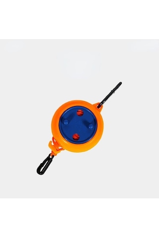 Didadodo Turuncu 10m Delikli Olmayan Çamaşır İpi Geri Çekilebilir Taşınabilir Seyahat Kurutma Rafı Açık Kamp Rüzgar Geçirmez Taşınabilir Asılı Çamaşır İpi - Küçük Ve Pratik Turuncu