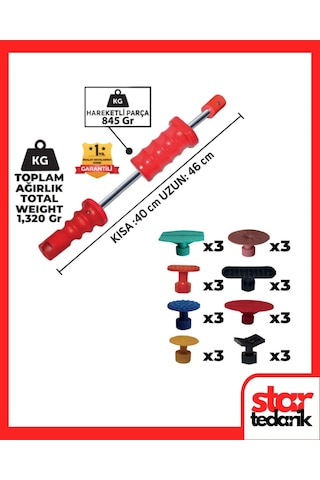 Pdr Boyasız Göçük Düzeltme Seti 25 Parça Özel Seri Pdr Boyasız Göçük Düzeltme Seti 25 Parça Özel Seri