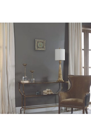 İtalyan Deseni Baskılı Taş Tablo 20x20 689