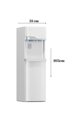 Aquamara LYCZ629 Buz Makinalı Su Sebili Beyaz