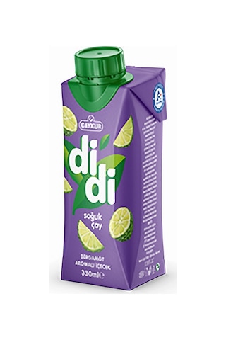 Çaykur Didi Bergamot Aromalı Soğuk Çay Kutu 330 Ml X 12 Adet