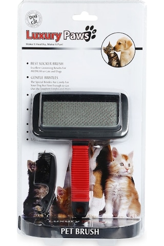 Luxury Paws Soft Saplı Fırça Temizleyici Taraklı Large 16 cm Luxury Paws Soft Saplı Fırça Temizleyici Taraklı Large 16 cm