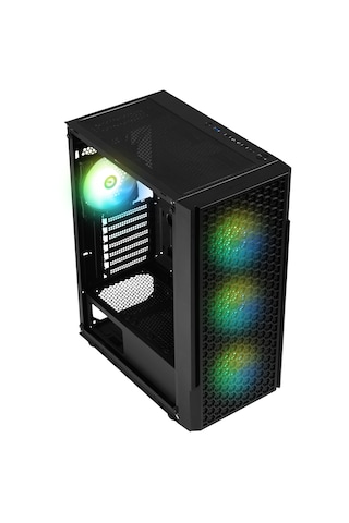 Bitfenix Proton 4 120mm Frgb Fan 600w 80 Plus Temper Cam Gaming Oyuncu Kasası