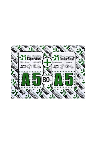 Copier Bond A5 Fotokopi Kağıdı 1000 Yaprak Genel