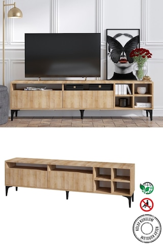 Decormet Eva Tv Sehpası Safir Meşe -dec-20048 Diğer
