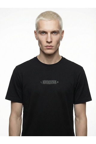 Loft Regular Fit Siyah Erkek T-shirt Lf2042340