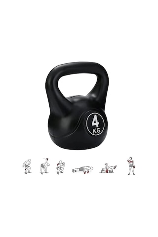 Fischer 4 Kg Çaydanlık Tipi Dambıl Kettlebell Ağırlık