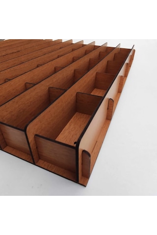 Ahşap Hobi Araba Rafı Ceviz Kişiye Özel İsimli