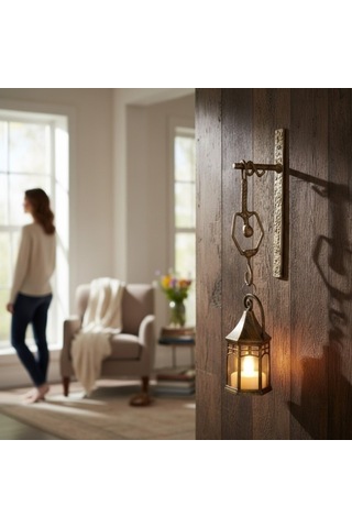 Fener Askısı ve Çiçek Askılığı WH011
