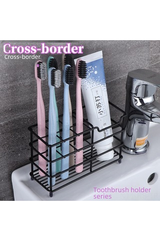 Reedark Stahl Banyo Diş Fırçası Tutucu: Elektrikli Diş Fırçası İçin, Delme Yok Kurulum, 5 Bölmeli Organize Rak Bardaklı Model Diğer