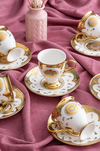 Acar Zaira 6 Kişilik Kahve Fincanı Takımı - 90 Ml