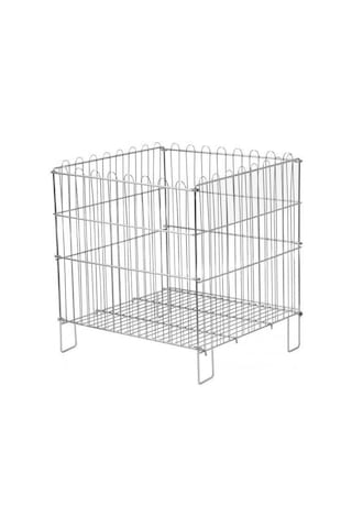 Rafburada Katlanır Havuz Sepet - Krom ve Galvaniz Kaplı Havuz Sepet-60x80 cm