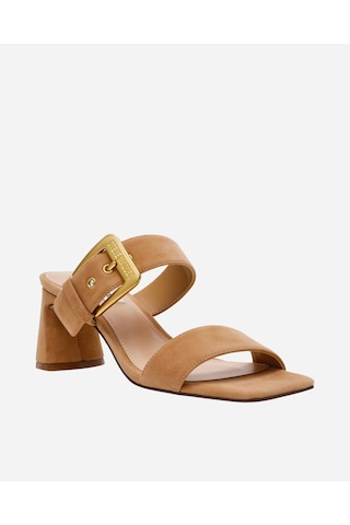 Steve Madden Torıann Camel Kadın Camel Sued Topuklu Terlik Torıann Camel Kahverengi