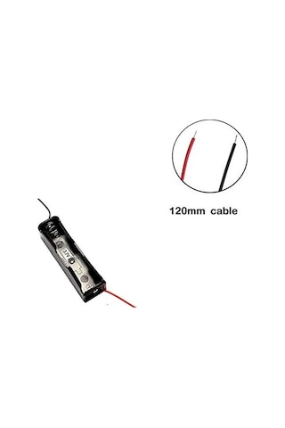 Zenithdeals 12 Adet 3,7 V 18650 Pil Tutucu, Plastik Pil Kutusu