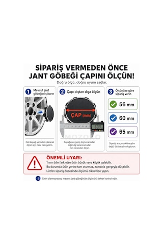 Kendinden Yapışkanlı Bmw Logolu Siyah Mavi 65 Mm 3d Jant Göbeği Etiket Seti 4 Adet Damla Baskı