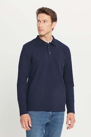 Ac&Co / Altınyıldız Classics Erkek Lacı %100 Pamuk Standart Fit Normal Kesim Polo Yaka Sweatshirt