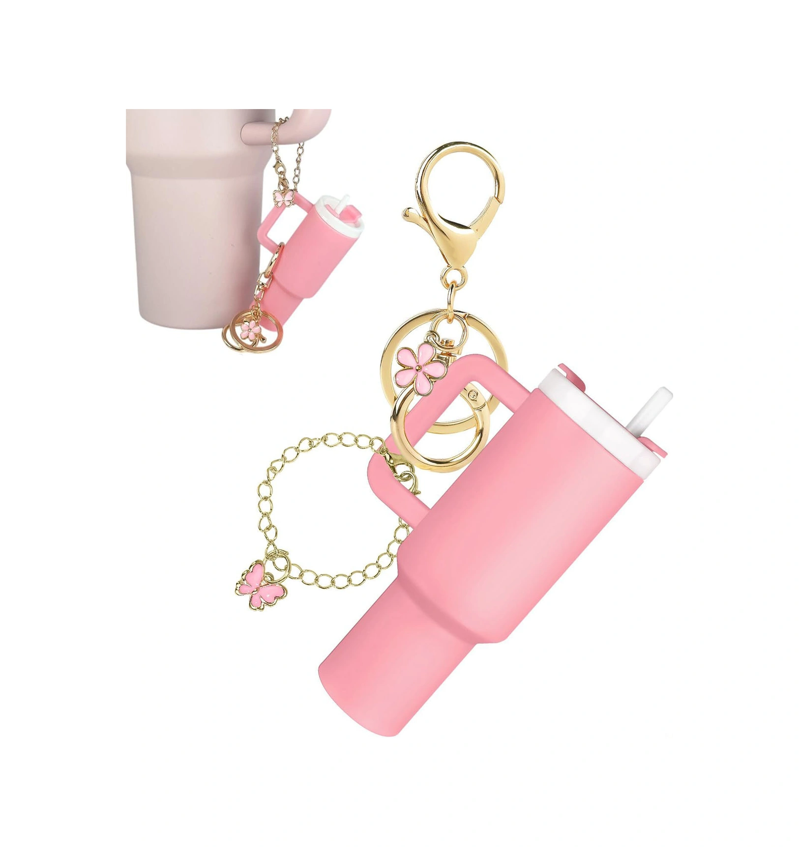 Skycity İki Yönlü Mini Kumanda Kılıfı Anahtarlık - Biberon & Çanta Askılımlı, Dudak Kremi/somun Saklama, Pla & Alyaş Malzeme, Renkli Dekoratif Aksesuar