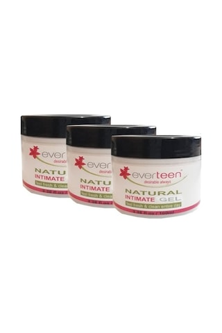 Everteen Natural Intimate Gel Kadınlara Özel Genital Bölge Temizleme Jeli 100ml 3 Adet