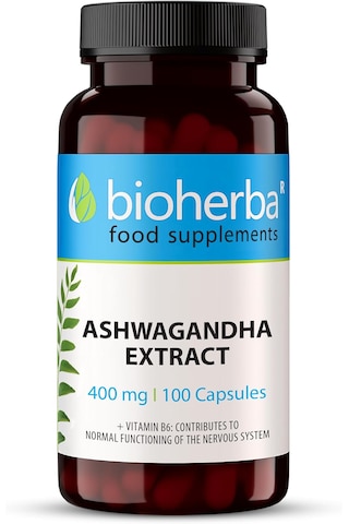 Bioherba Ashwa/gandha High-strength Root 400 Mg 100 Caps