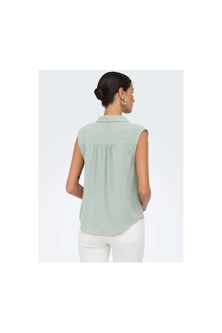 Only Onlsıesta S/l Linen Bl Kadın Keten Gömlek 15367416 Turkuaz