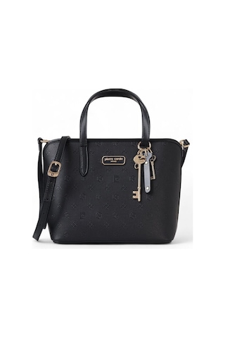 Pierre Cardin Logo Detaylı Siyah Kadın El Çantası 05pc25k102-p Siyah
