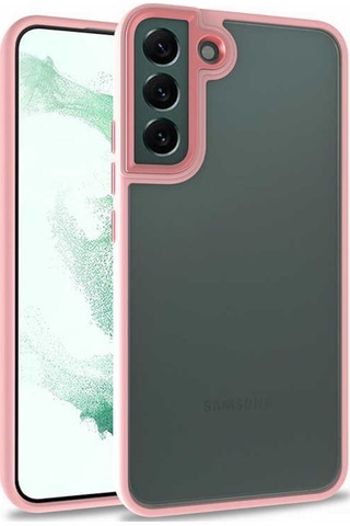 Galaxy S22 Kılıf Zore Flora Buton,Kenar Çevresi Renkli Kılıf