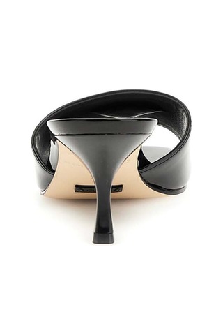 Kadın Lusine Dress Topuklu Terlik - Siyah Siyah