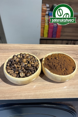 Şeker&Kahveci Sert İçim Yoğun Kahve Tadında Taze Çekim Türk Kahvesi 250 G