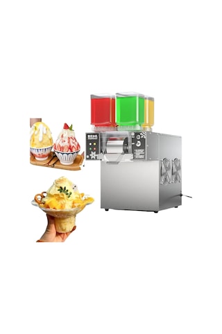 Jwbetter AC220V ZB-XBJ124FZ Kokteyl Milkshake Buz Kar Yapma Makinesi