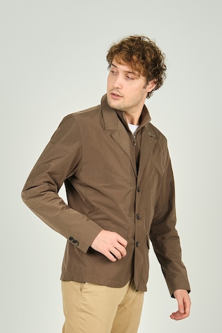 Daynax Erkek Çift Yaka Detaylı Düğme Kapamalı Ceket Mont 4900 Vizon Vizon